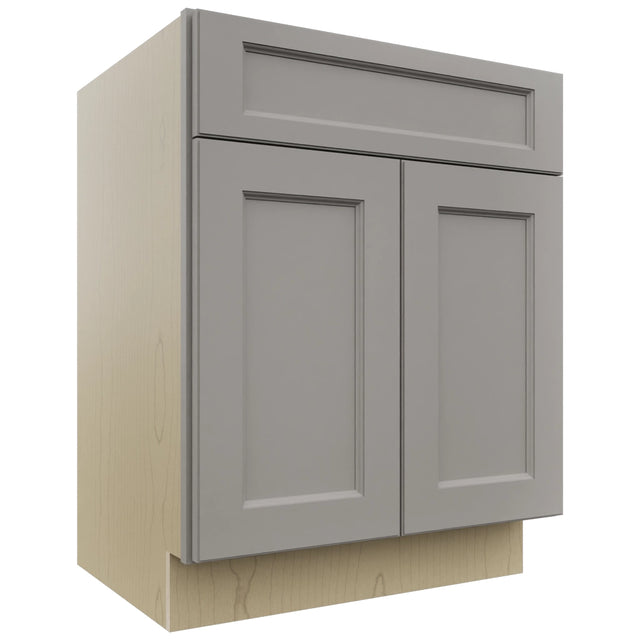 Fabuwood Fusion Nickel VB27-34 Vanity Base Standard Cabinet, Front View