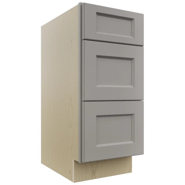 Fabuwood Fusion Nickel VDB15-34 Vanity Drawer Cabinet, Front View