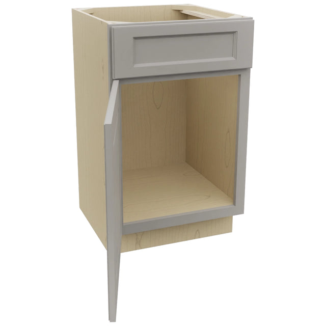 Fabuwood Fusion Nickel VSB21-34 Vanity Sink Cabinet, Open View