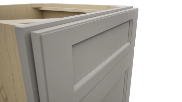 Fabuwood Fusion Nickel VSB21-34 Vanity Sink Cabinet, Detail View