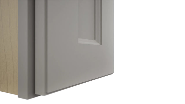 Fabuwood Fusion Nickel W0936 Wall Standard Cabinet, Detail View