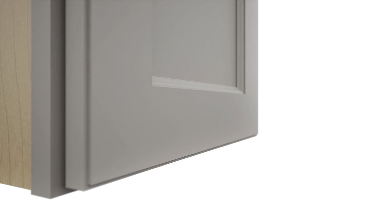 Fabuwood Fusion Nickel W1518 Wall Standard Cabinet, Detail View