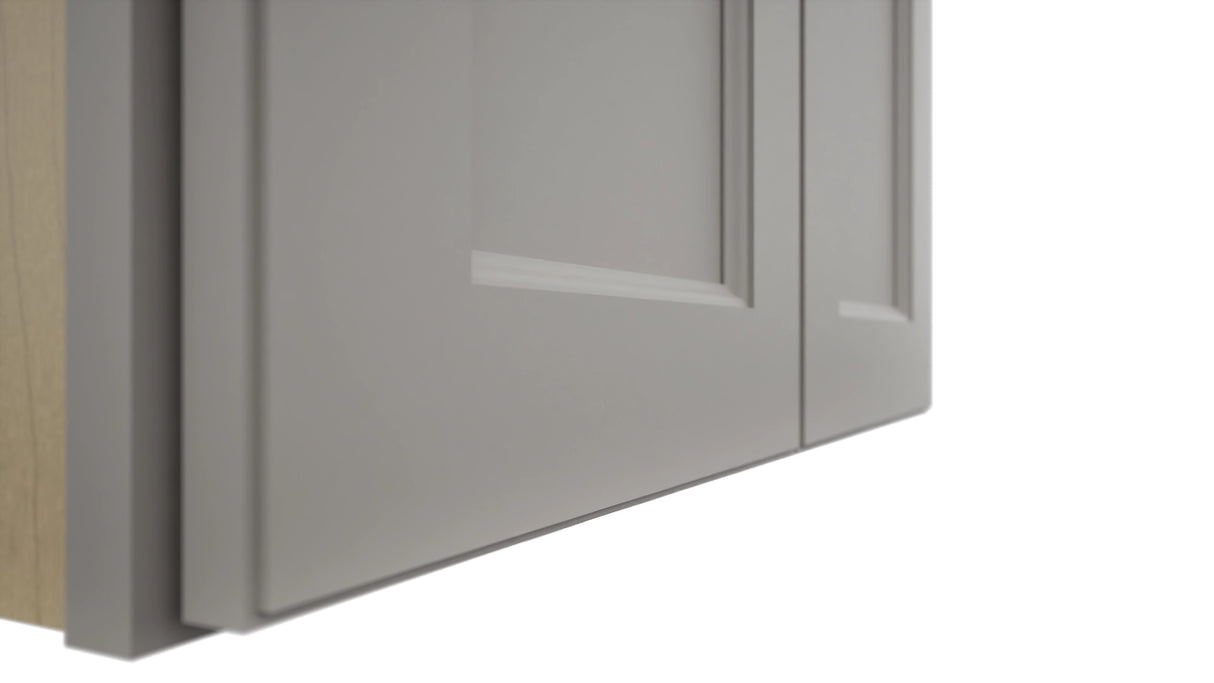Fabuwood Fusion Nickel W2718 Wall Standard Cabinet, Detail View