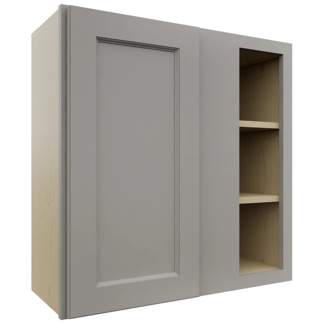 Fabuwood Fusion Nickel WBC3030 Wall Corner Blind Cabinet, Front View