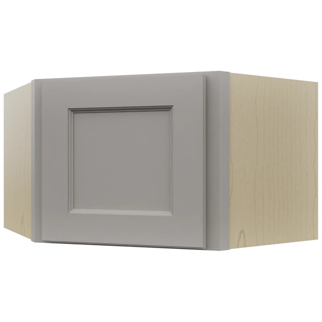 Fabuwood Fusion Nickel WDC2415 Wall Corner Diagonal Cabinet, Front View