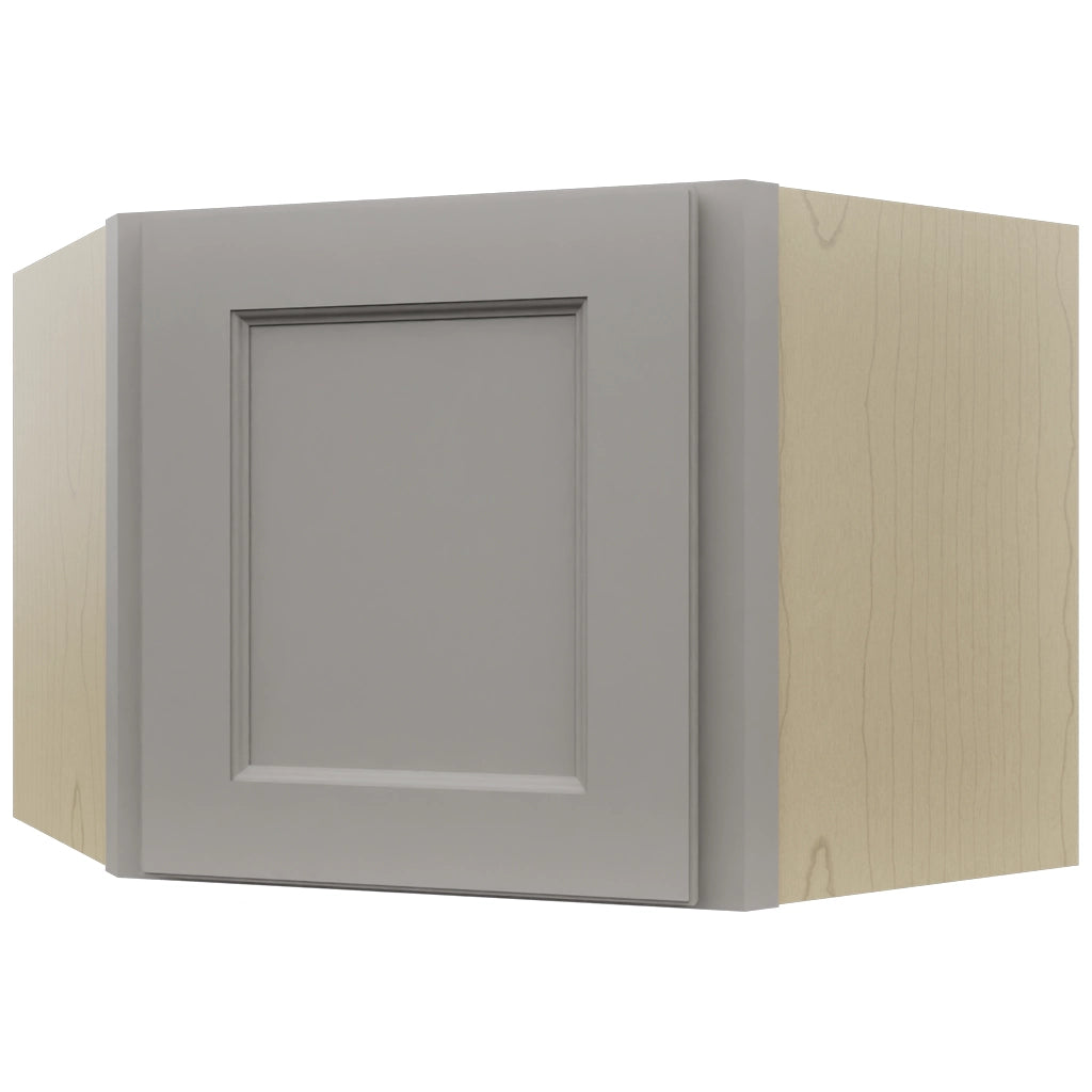 Fabuwood Fusion Nickel WDC2418 Wall Corner Diagonal Cabinet, Front View