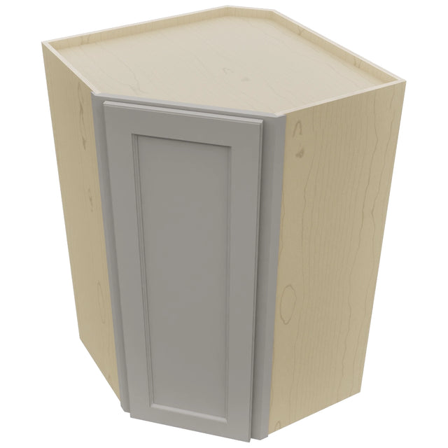 Fabuwood Fusion Nickel WDC2742 Wall Corner Diagonal Cabinet, Top View