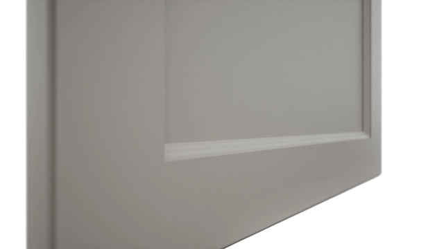 Fabuwood Fusion Nickel WP-BASE Panel, Detail View
