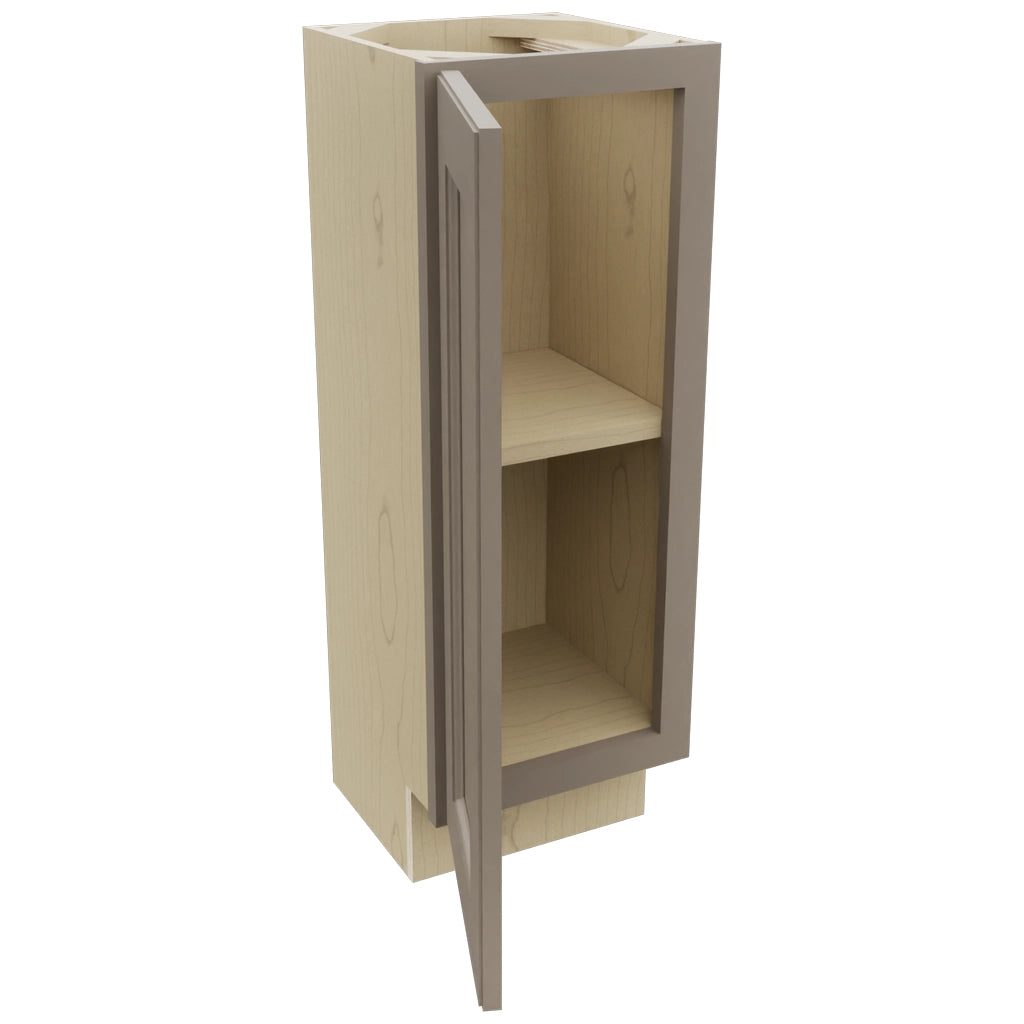 Fabuwood Fusion Oyster B12FD-12D Base Full Door Cabinet, Open View