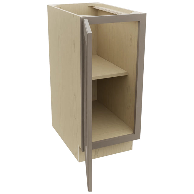 Fabuwood Fusion Oyster B15FD Base Full Door Cabinet, Open View