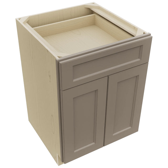 Fabuwood Fusion Oyster B24 Base Standard Cabinet, Top View