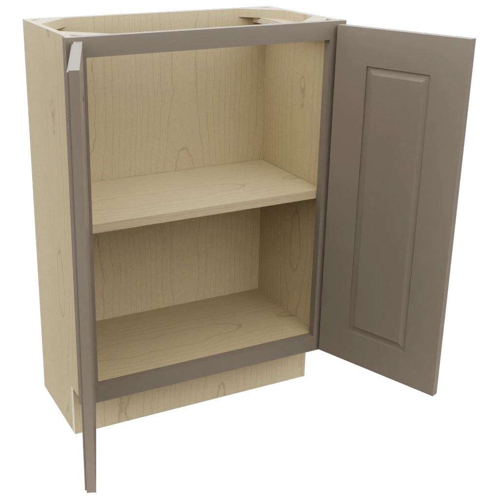Fabuwood Fusion Oyster B24FD-12D Base Full Door Cabinet, Open View