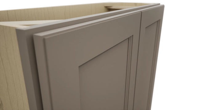 Fabuwood Fusion Oyster B33FD-12D Base Full Door Cabinet, Detail View