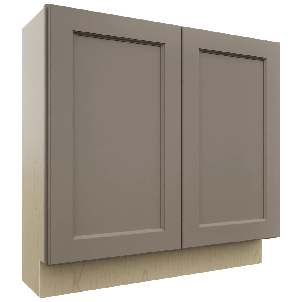 Fabuwood Fusion Oyster B36FD-12D Base Full Door Cabinet, Front View