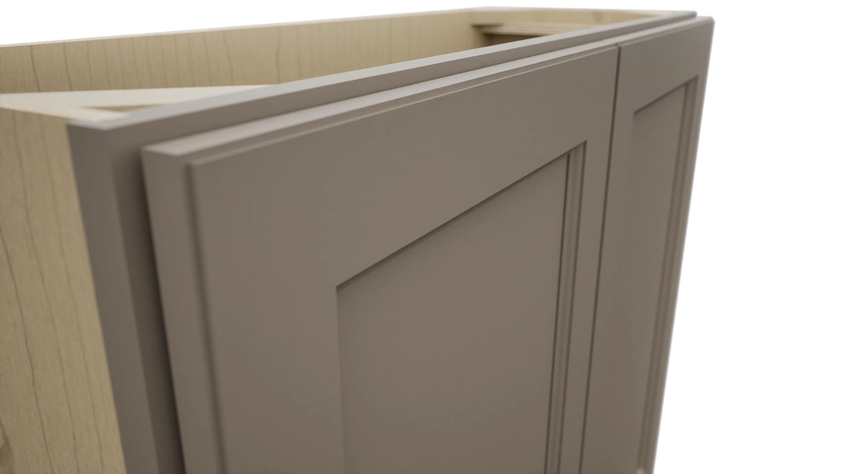Fabuwood Fusion Oyster B36FD-12D Base Full Door Cabinet, Detail View