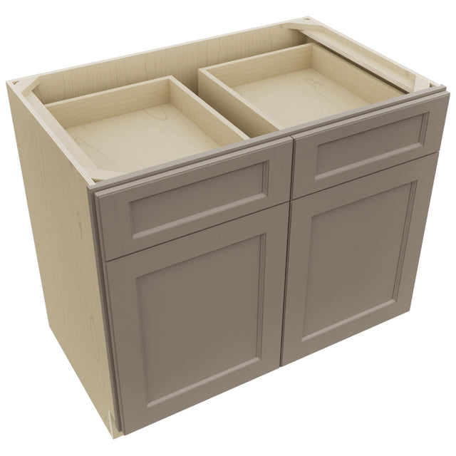 Fabuwood Fusion Oyster B39 Base Standard Cabinet, Top View