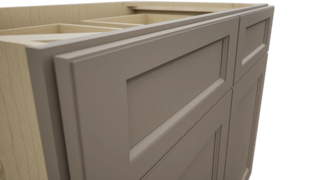 Fabuwood Fusion Oyster B39 Base Standard Cabinet, Detail View