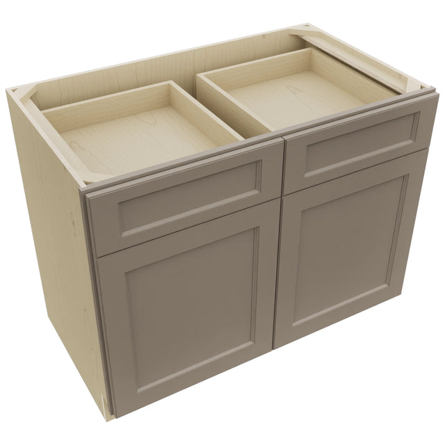 Fabuwood Fusion Oyster B42 Base Standard Cabinet, Top View