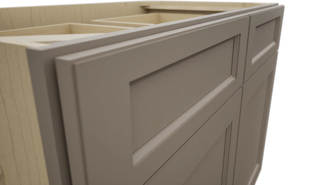 Fabuwood Fusion Oyster B42 Base Standard Cabinet, Detail View