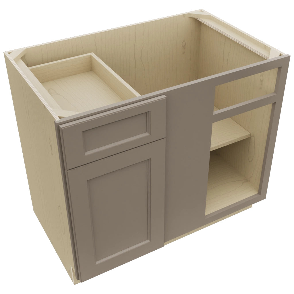 Fabuwood Fusion Oyster BLB42/45 Base Corner Blind Cabinet, Top View