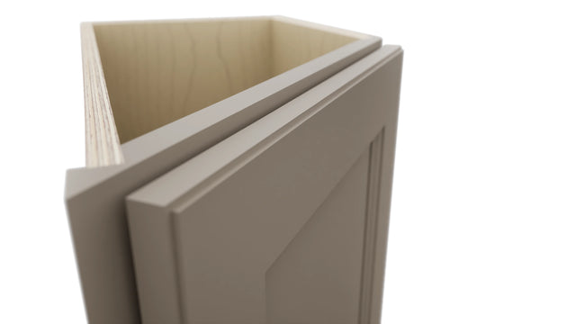Fabuwood Fusion Oyster BTR12 Base Transitional Cabinet, Detail View