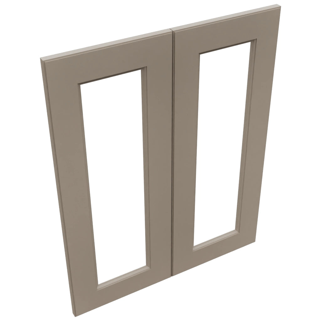 Fabuwood Fusion Oyster DS DFG2430 Wall Prepped Door, Top View
