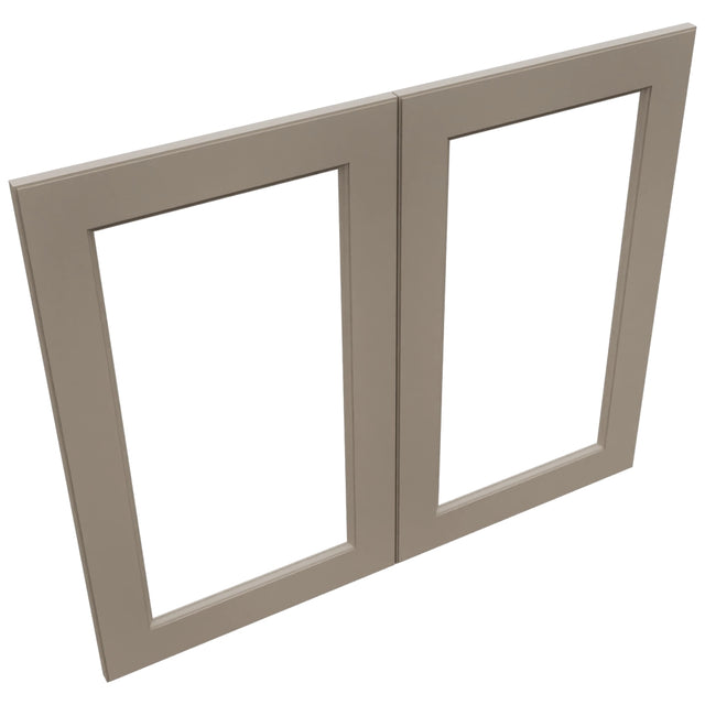 Fabuwood Fusion Oyster DS DFG3630 Wall Prepped Door, Top View
