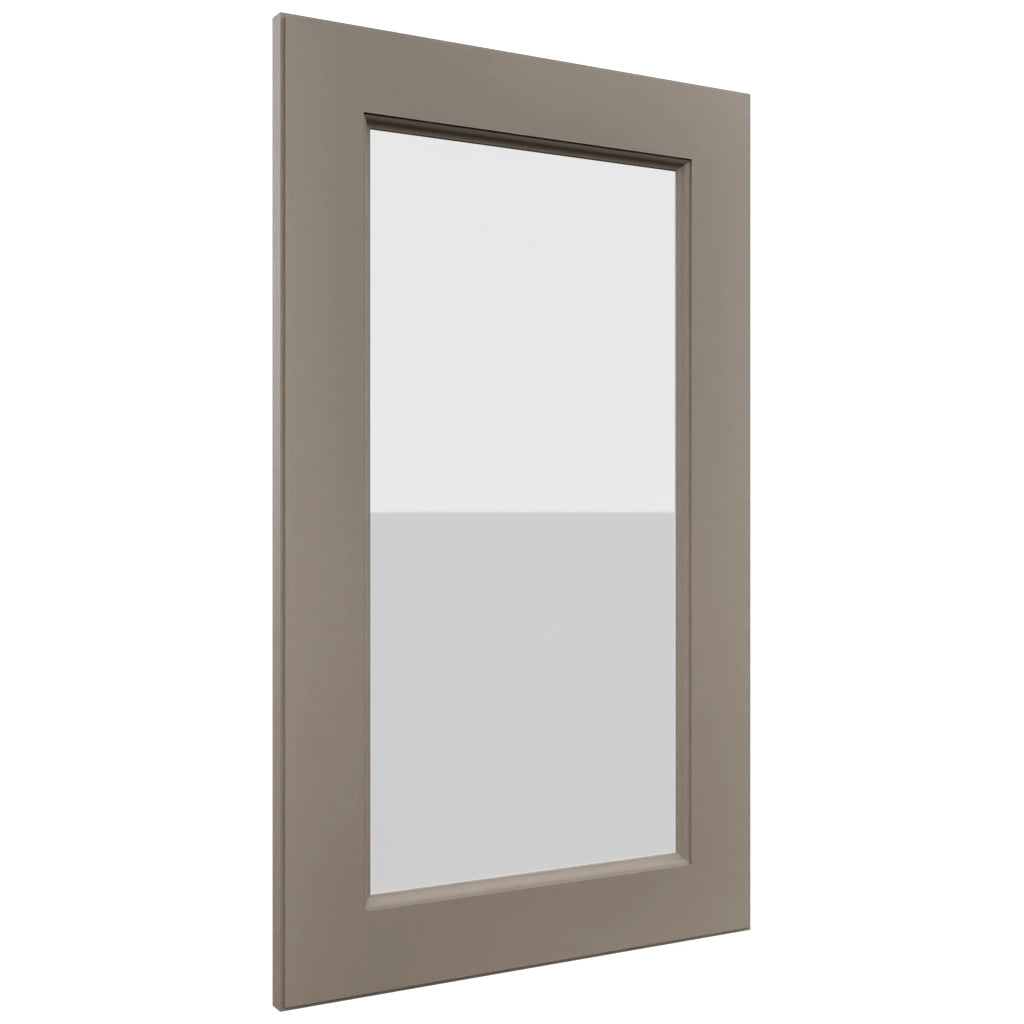 Fabuwood Fusion Oyster DS GDW1830 Wall Glass Door, Front View