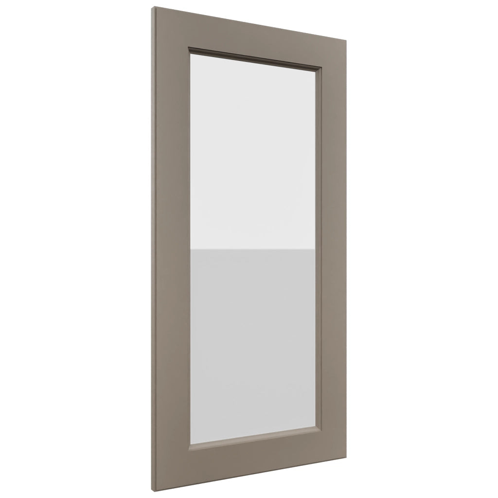 Fabuwood Fusion Oyster DS GDW1836 Wall Glass Door, Front View