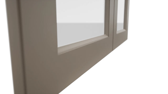 Fabuwood Fusion Oyster DS GDW3642 Wall Glass Door, Detail View