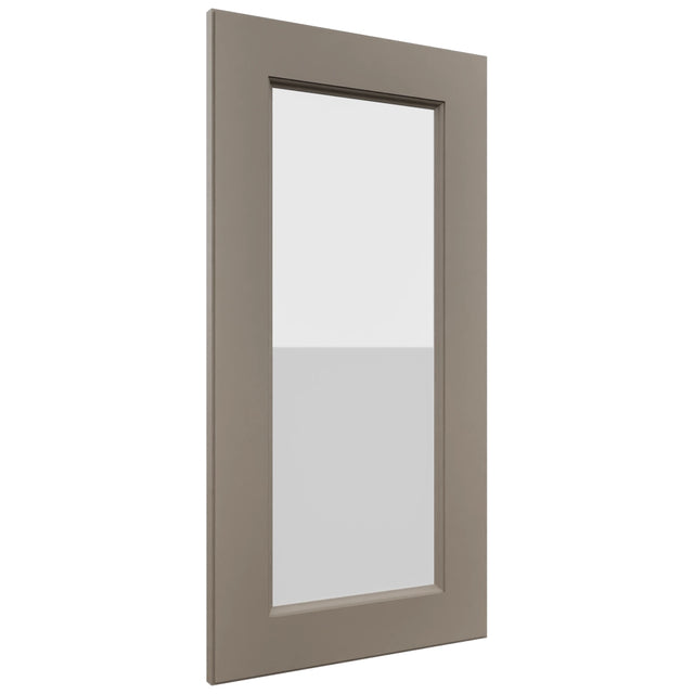 Fabuwood Fusion Oyster DS GDWDC2430 Wall Glass Door, Front View
