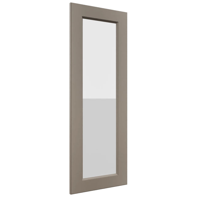 Fabuwood Fusion Oyster DS GDWDC2442 Wall Glass Door, Front View