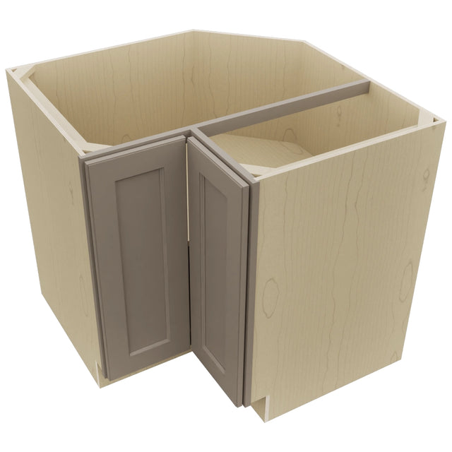 Fabuwood Fusion Oyster ERB36 Base Corner Easy Reach Cabinet, Top View