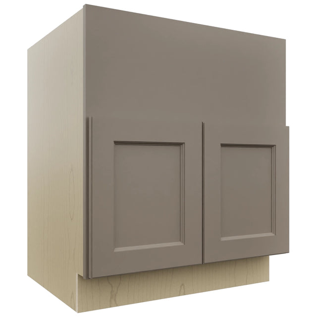 Fabuwood Fusion Oyster FS30 Base Farm Sink Cabinet, Front View