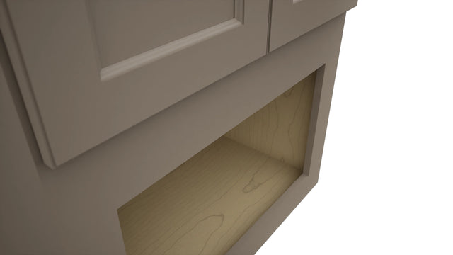 Fabuwood Fusion Oyster MC303621 Wall Microwave Cabinet, Detail View