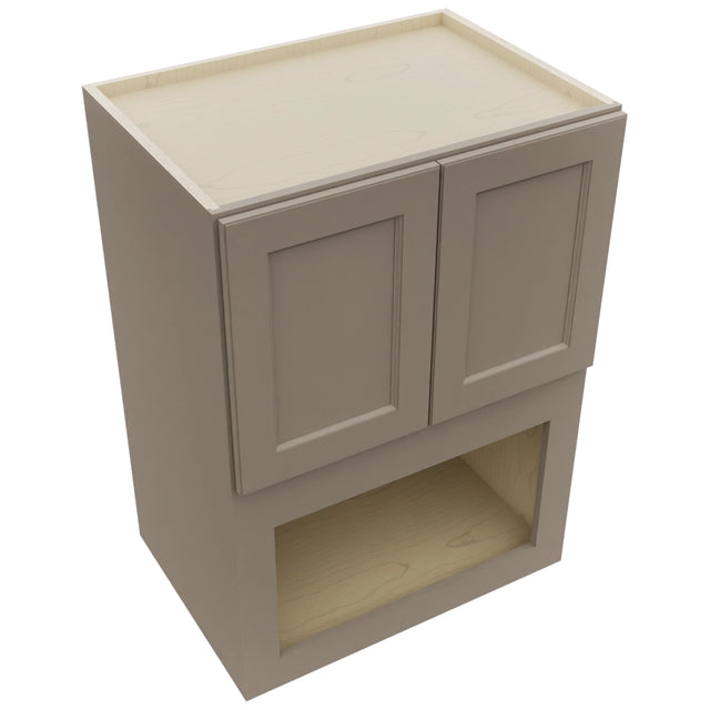 Fabuwood Fusion Oyster MC304221 Wall Microwave Cabinet, Top View
