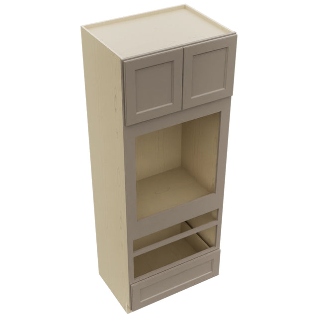 Fabuwood Fusion Oyster OC3390D Tall Oven Cabinet Double, Top View