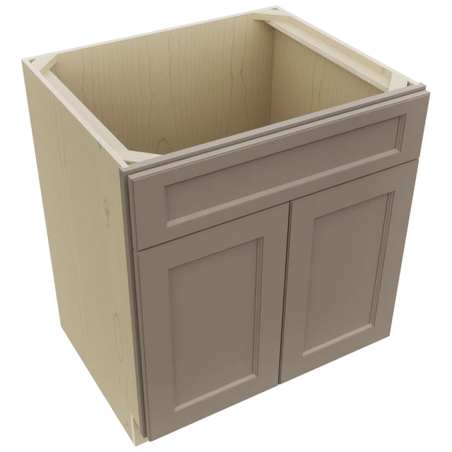 Fabuwood Fusion Oyster SB30 Base Sink Cabinet, Top View