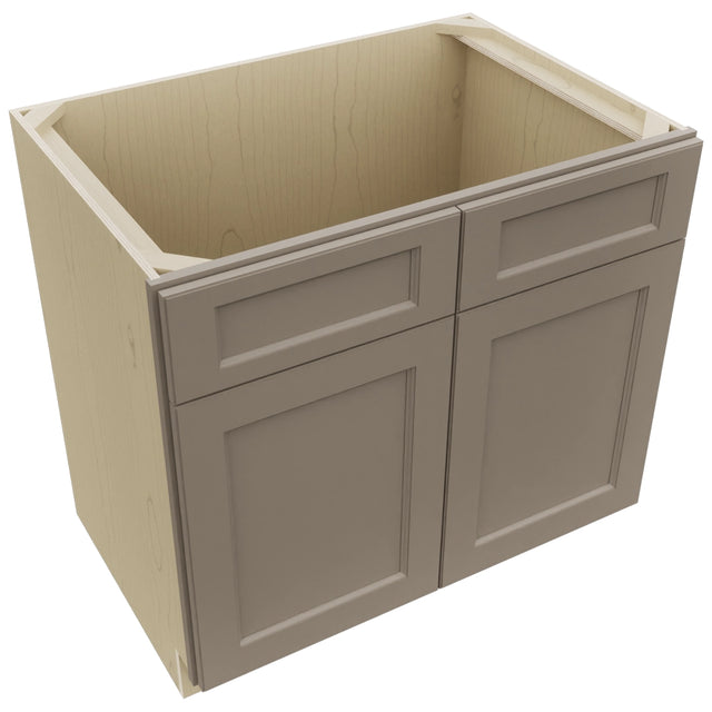 Fabuwood Fusion Oyster SB36 Base Sink Cabinet, Top View