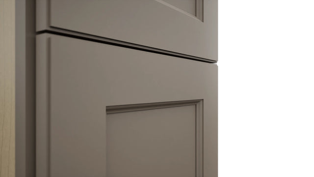 Fabuwood Fusion Oyster TP151284 Tall Pantry Cabinet, Detail View