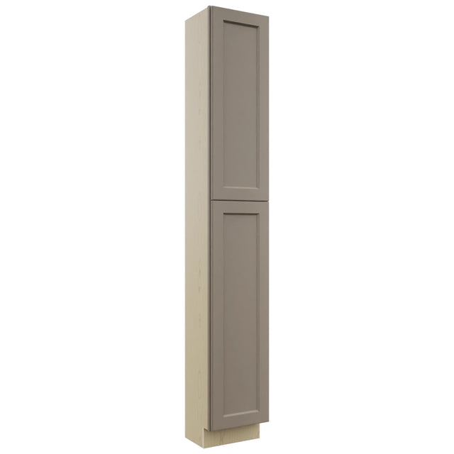 Fabuwood Fusion Oyster TP151296 Tall Pantry Cabinet, Front View