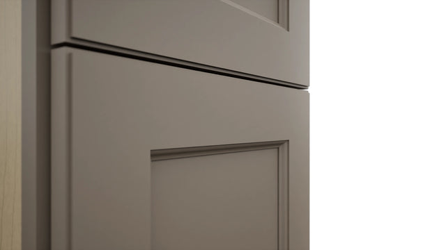 Fabuwood Fusion Oyster TP151296 Tall Pantry Cabinet, Detail View