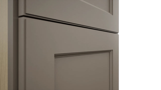 Fabuwood Fusion Oyster TP182484 Tall Pantry Cabinet, Detail View