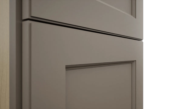 Fabuwood Fusion Oyster TP182496 Tall Pantry Cabinet, Detail View