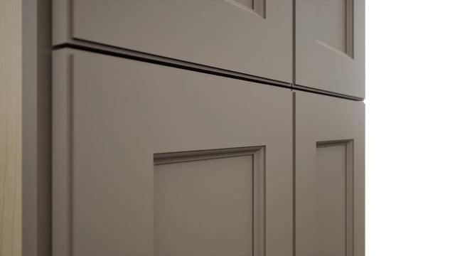 Fabuwood Fusion Oyster TP241284 Tall Pantry Cabinet, Detail View