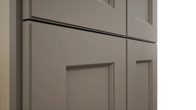 Fabuwood Fusion Oyster TP241290 Tall Pantry Cabinet, Detail View