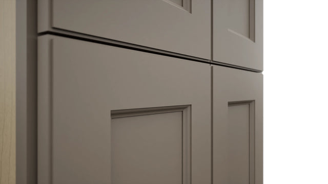 Fabuwood Fusion Oyster TP242490 Tall Pantry Cabinet, Detail View
