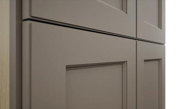 Fabuwood Fusion Oyster TP301284 Tall Pantry Cabinet, Detail View