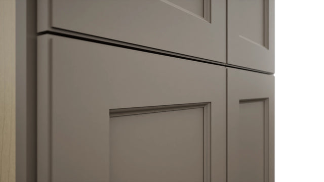 Fabuwood Fusion Oyster TP301296 Tall Pantry Cabinet, Detail View