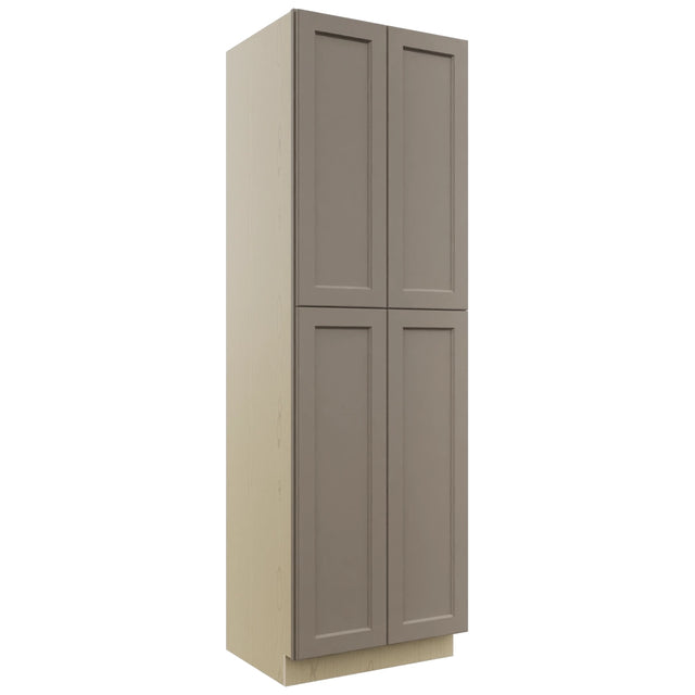 Fabuwood Fusion Oyster TP302496 Tall Pantry Cabinet, Front View